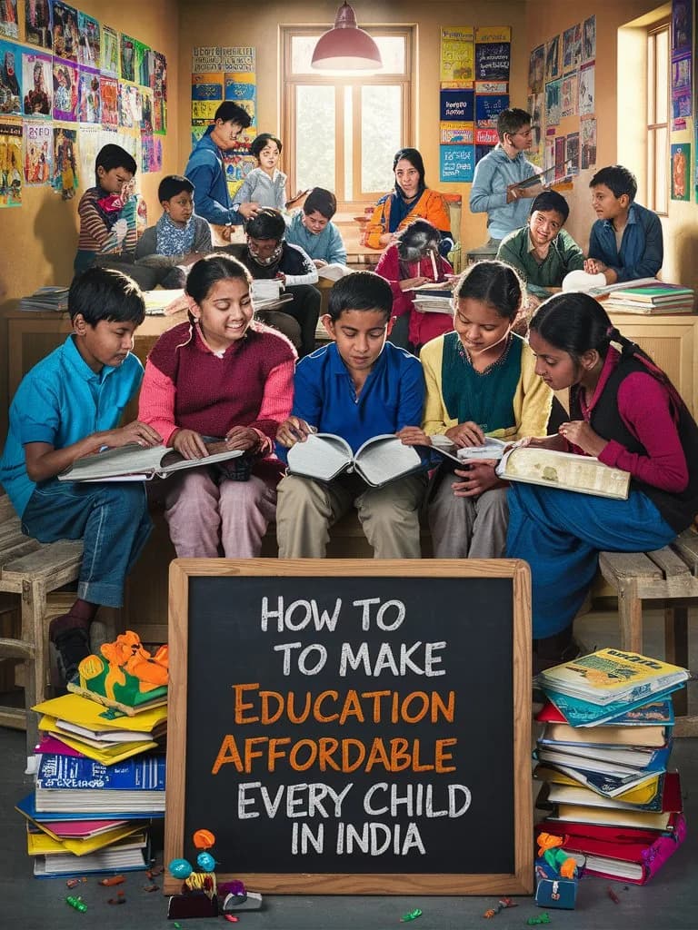 Affordable quality education for rural children in India