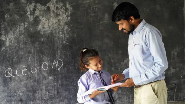 Dedicated teachers at Vidya Bharati schools